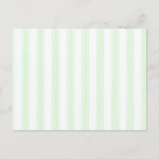 Carte Postale Shabby Chic Vert clair et Blancs (Devant)