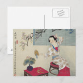 Carte Postale S'habiller le matin (Devant / Derrière)