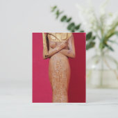 Carte Postale Shabti figure du roi de la tombe de Toutankhamon (Debout devant)