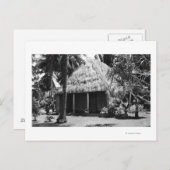 Carte Postale Shack sur la plage - Hawaii Island (Devant / Derrière)