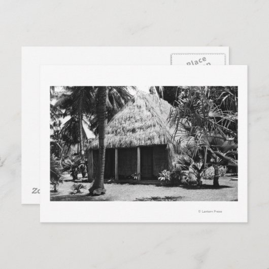 Carte Postale Shack sur la plage - Hawaii Island (Devant / Derrière)