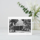 Carte Postale Shack sur la plage - Hawaii Island (Debout devant)