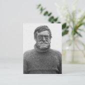 Carte Postale Shackletonin Antarctique Nimrod photo et citation (Debout devant)