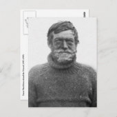 Carte Postale Shackletonin Antarctique Nimrod photo et citation (Devant / Derrière)