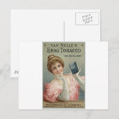 Carte Postale Shag Tobacco de Van Nelle 1905 (Devant / Derrière)