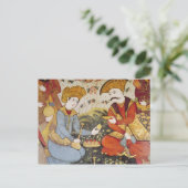 Carte Postale Shah Abbas I et un courtier (Debout devant)