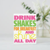 Carte Postale Shake and Shine (Debout devant)