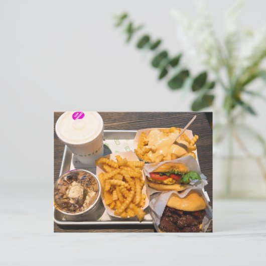 Carte Postale Shake Shack (Debout devant)