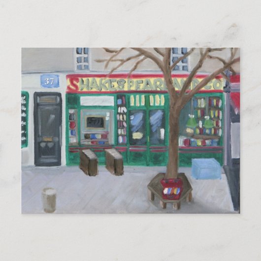 CARTE POSTALE "SHAKESPEARE À PARIS" (Devant)