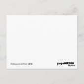 Carte Postale Shakespeare en hiver (Dos)