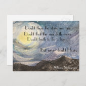 Carte postale Shakespeare Hamlet (Devant / Derrière)