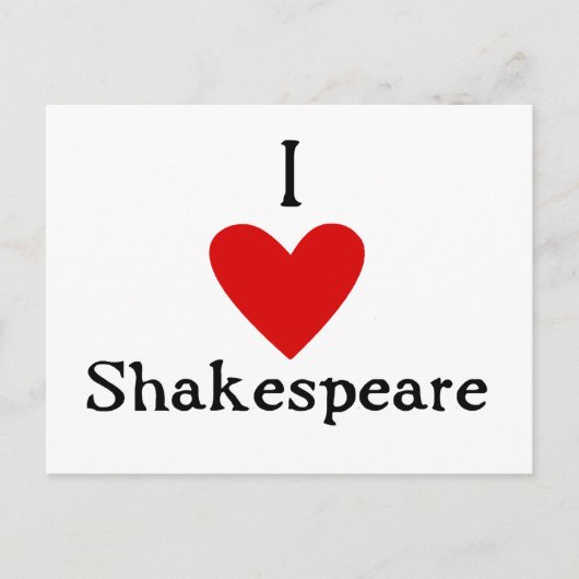 Carte Postale Shakespeare Love (Devant)