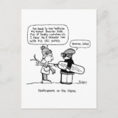 Carte Postale shakespeare sur les pentes (Devant)