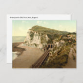 Carte Postale Shakespeare's Cliff, Dover, Kent, Angleterre (Devant / Derrière)