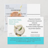 Carte postale Shaklee Life Shake (Devant / Derrière)