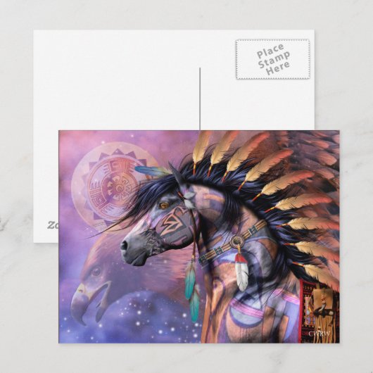 Carte postale Shaman (Devant / Derrière)