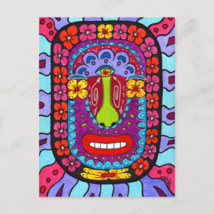 Carte Postale Shaman à fleurs #4