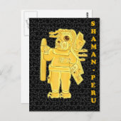 CARTE POSTALE SHAMAN-PERU (Devant / Derrière)