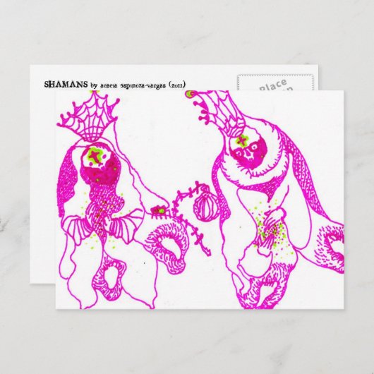Carte Postale Shamans (Devant / Derrière)