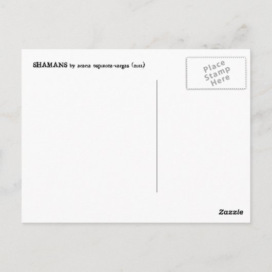Carte Postale Shamans (Dos)