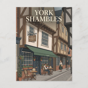 Carte Postale Shambles d'York Angleterre