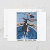 Carte Postale Shamooo Drôle Vache Cadeaux et Objets de collectio (Devant / Derrière)