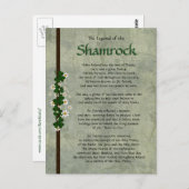 Carte Postale Shamrock (Devant / Derrière)