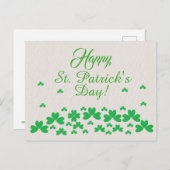 Carte postale - Shamrock (Devant / Derrière)