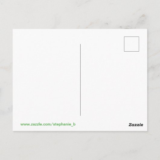 Carte postale - Shamrock (Dos)