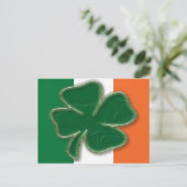Carte postale shamrock (Debout devant)
