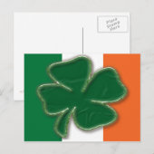 Carte postale shamrock (Devant / Derrière)