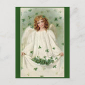 Carte Postale Shamrock Angel St. Patrick's Day Cards (Devant)