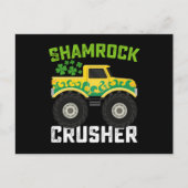 Carte Postale Shamrock Croiseur Monster Camion St Patrick's Day (Devant)