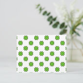 Carte Postale Shamrock de la Saint-Patrick (Debout devant)