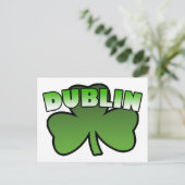 Carte postale Shamrock Dublin (Debout devant)