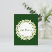 Carte Postale Shamrock Garland (Debout devant)