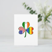Carte Postale Shamrock gay (Debout devant)