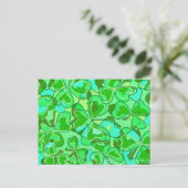 Carte Postale shamrock harmonieux (Debout devant)