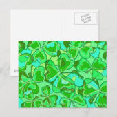 Carte Postale shamrock harmonieux (Devant / Derrière)