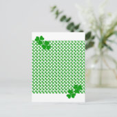 Carte Postale shamrock irlandais (Debout devant)