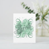 Carte Postale Shamrock irlandais (Debout devant)