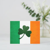 Carte postale Shamrock irlandaise (Debout devant)