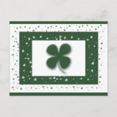 Carte postale shamrock irlandaise (Devant)