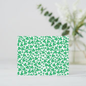 Carte Postale Shamrock pour la Saint Patrick's Day (Debout devant)