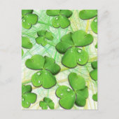 Carte Postale Shamrock vert St Patrick iPhone 5 Coque-Mate (Devant)