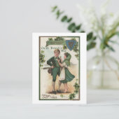 Carte Postale Shamrocks pour la chance (Debout devant)