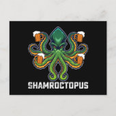Carte Postale Shamroctopus Octopus Lover St Patrick's Day (Devant)