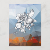 Carte Postale Shana Tova uMetuka Rosh Hashana Art juif funky P (Devant)