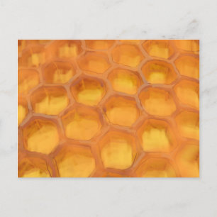 Carte Postale Shanah Tovah Honeycomb dessin Happy Rosh Hashanah