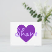 Carte Postale Shane en violet (Debout devant)